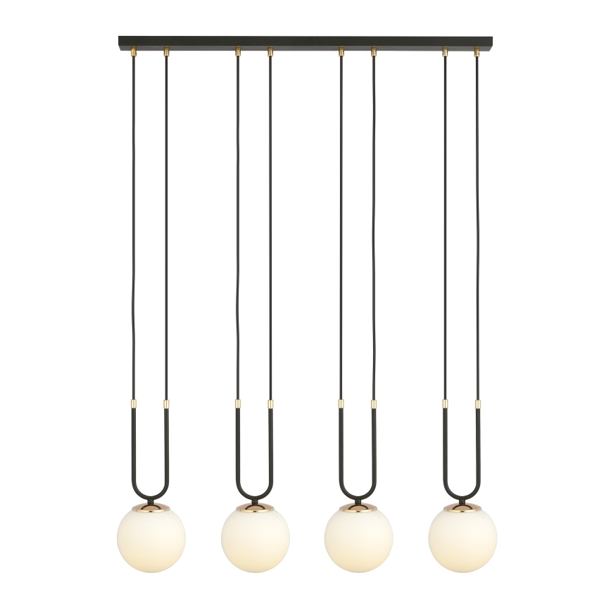 Chandelier on a string GLAM 4xE14/10W/230V black