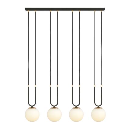 Chandelier on a string GLAM 4xE14/10W/230V black