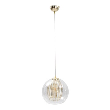 Chandelier on a string GLAMI 1xE27/60W/230V gold
