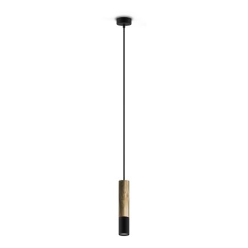 Chandelier on a string GLEIZ WOOD 1xGU10/35W/230V