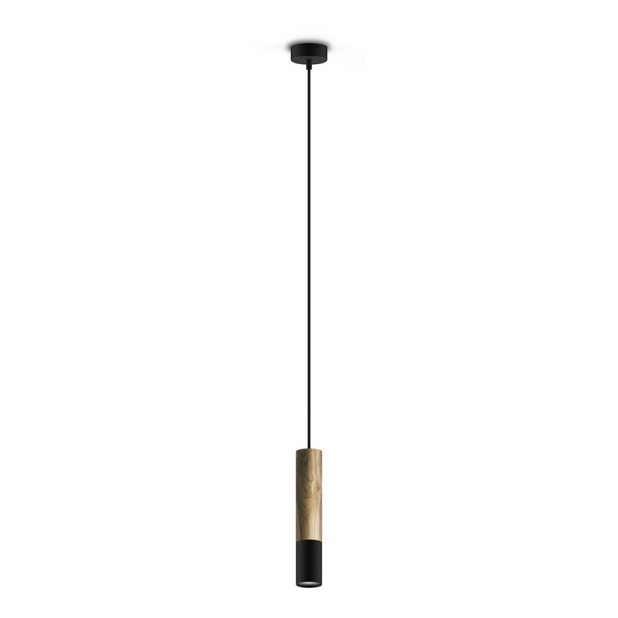 Chandelier on a string GLEIZ WOOD 1xGU10/35W/230V