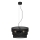 Chandelier on a string GLUM 3xE27/60W/230V black