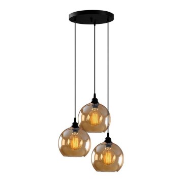 Chandelier on a string GOLD 3xE27/40W/230V