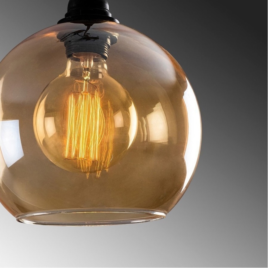 Chandelier on a string GOLD 3xE27/40W/230V