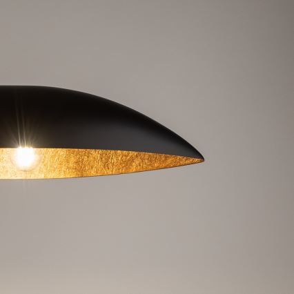 Chandelier on a string GONDOLA 2xE27/60W/230V black/copper