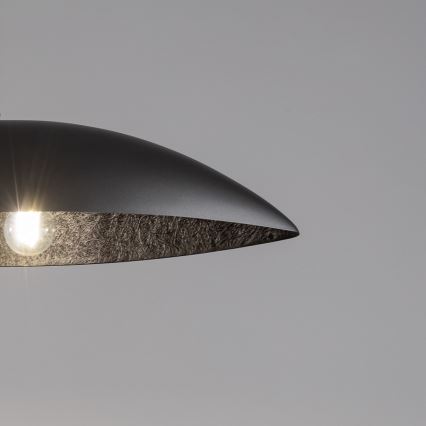Chandelier on a string GONDOLA 2xE27/60W/230V silver/black