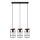 Chandelier on a string GOTTO 3xE27/15W/230V black/beech