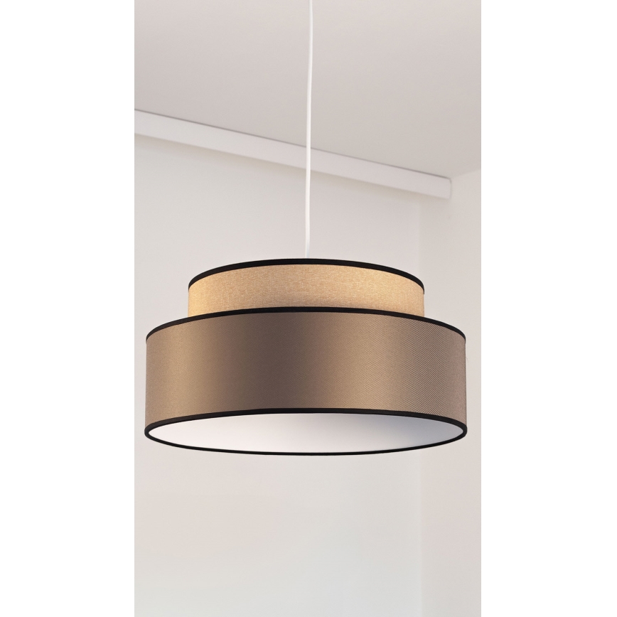 Chandelier on a string GRACE 1xE27/60W/230V beige/brown