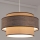 Chandelier on a string GRACE 1xE27/60W/230V beige/brown