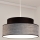 Chandelier on a string GRACE 1xE27/60W/230V black/grey