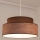 Chandelier on a string GRACE 1xE27/60W/230V brown/beige