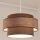 Chandelier on a string GRACE 1xE27/60W/230V brown/beige