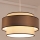 Chandelier on a string GRACE 1xE27/60W/230V creamy/brown