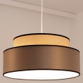 Chandelier on a string GRACE 1xE27/60W/230V d. 40 cm beige/brown