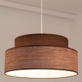Chandelier on a string GRACE 1xE27/60W/230V d. 40 cm brown/beige