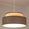 Chandelier on a string GRACE 1xE27/60W/230V d. 40 cm creamy/brown