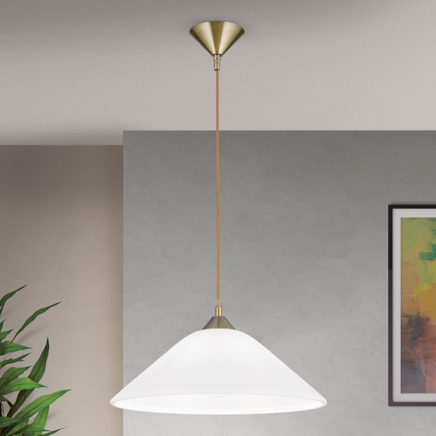 Chandelier on a string GRADO 1xE27/60W/230V d. 40 cm brass
