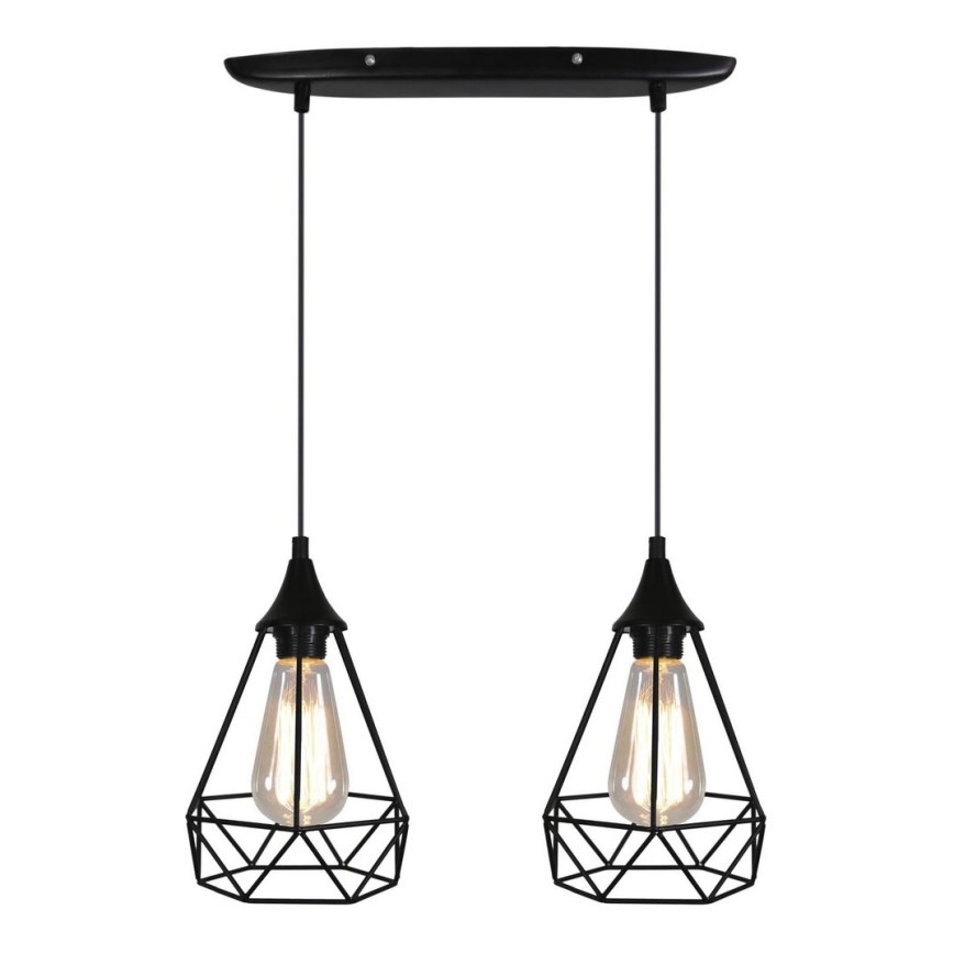 Chandelier on a string GRAF 2xE27/60W/230V