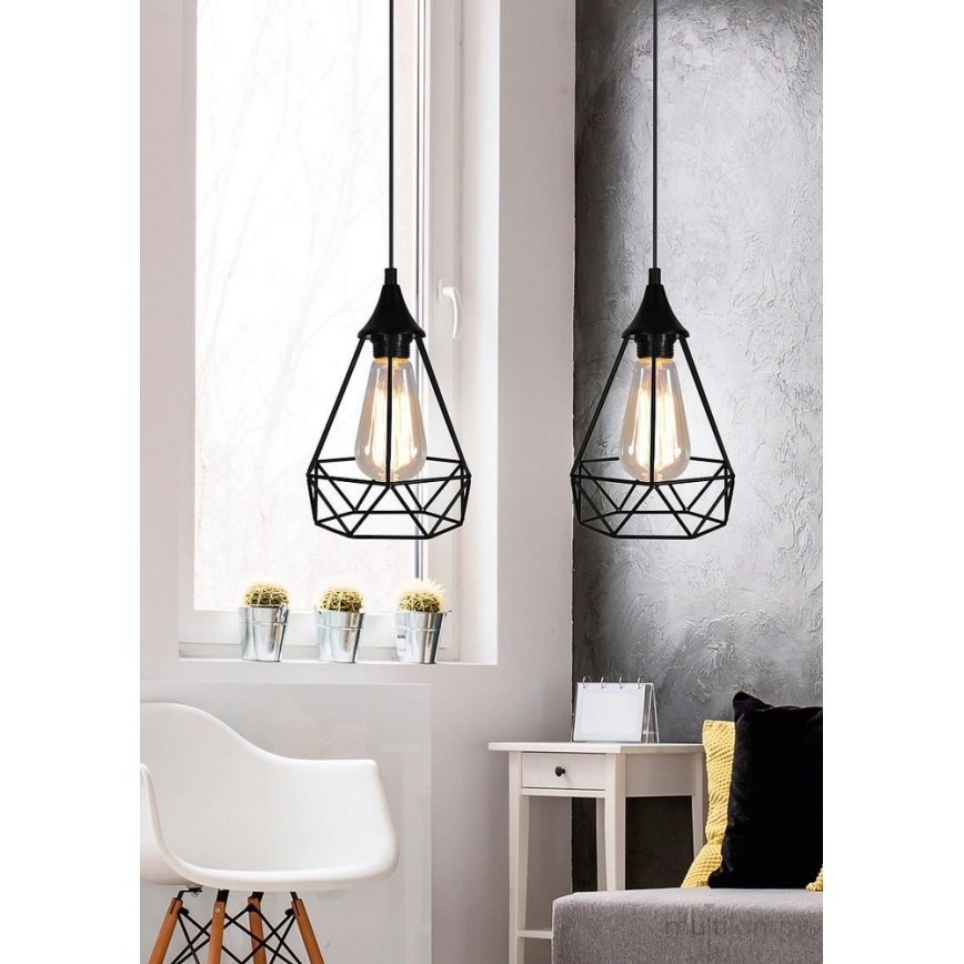 Chandelier on a string GRAF 2xE27/60W/230V