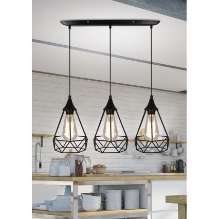 Chandelier on a string GRAF 3xE27/60W/230V