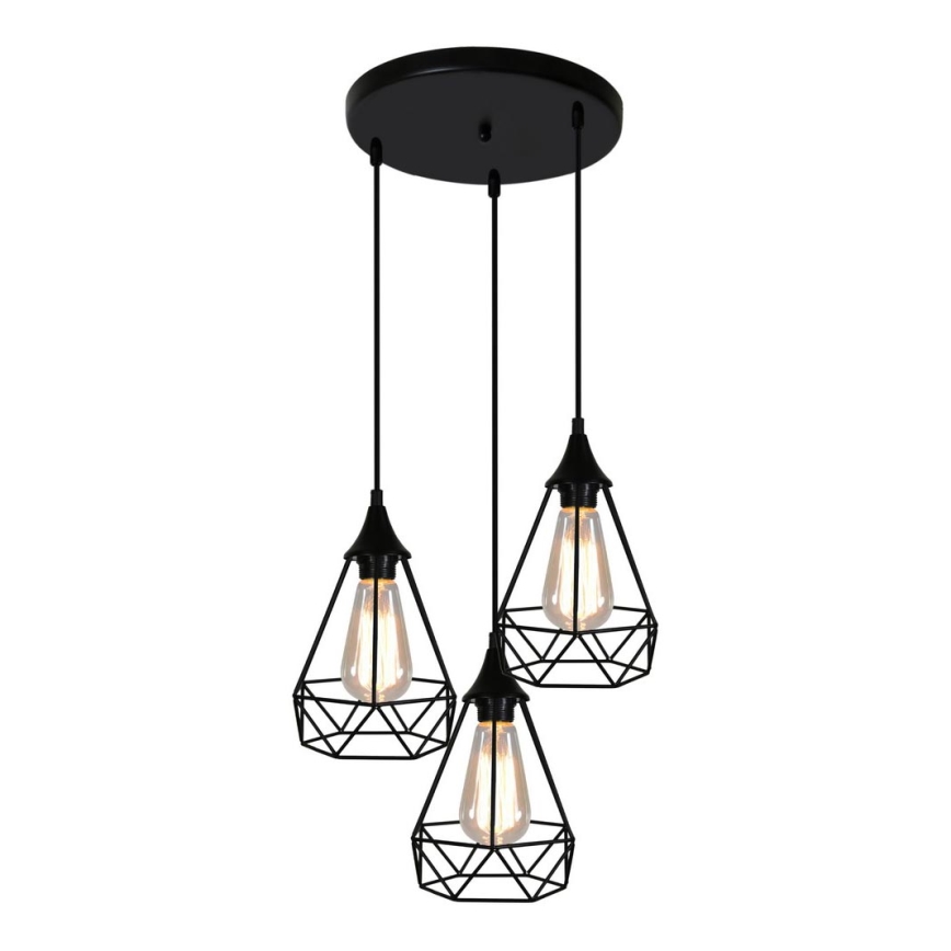 Chandelier on a string GRAF 3xE27/60W/230V
