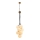 Chandelier on a string GRAPES 10xE27/7W/230V bronze/white