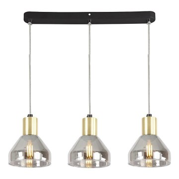 Chandelier on a string GREGORY 3xE14/40W/230V