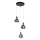 Chandelier on a string GREGORY 3xE14/40W/230V