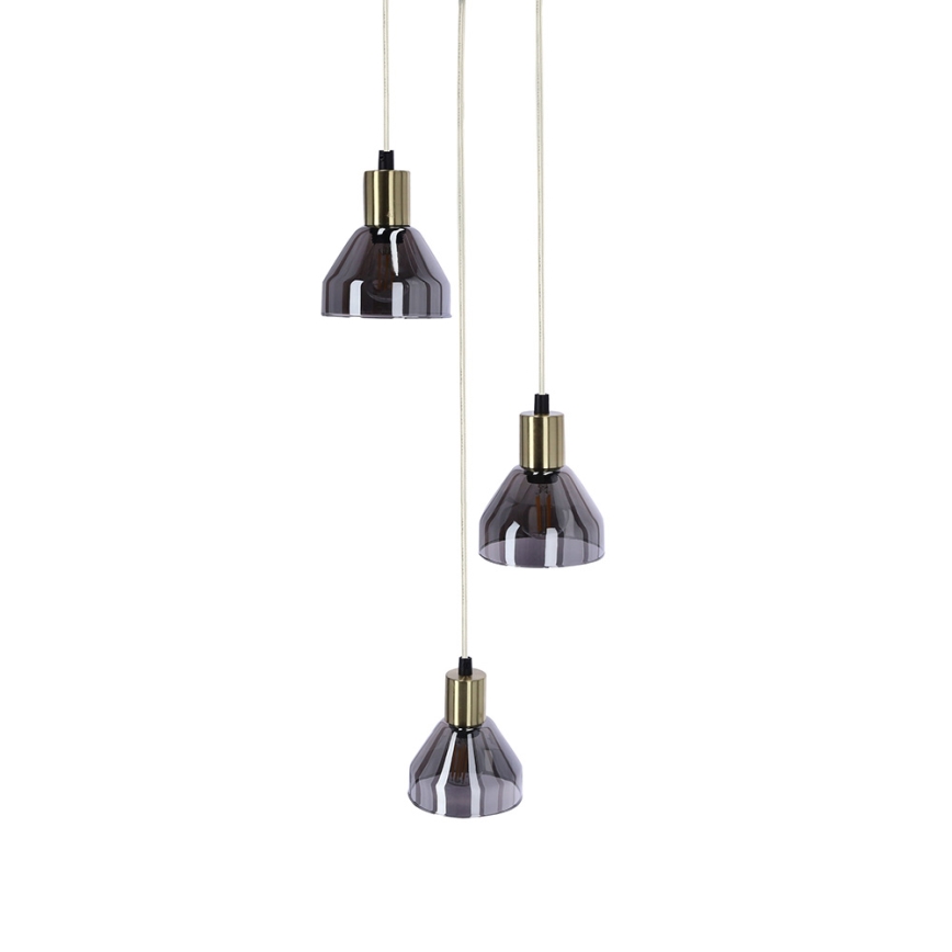 Chandelier on a string GREGORY 3xE14/40W/230V