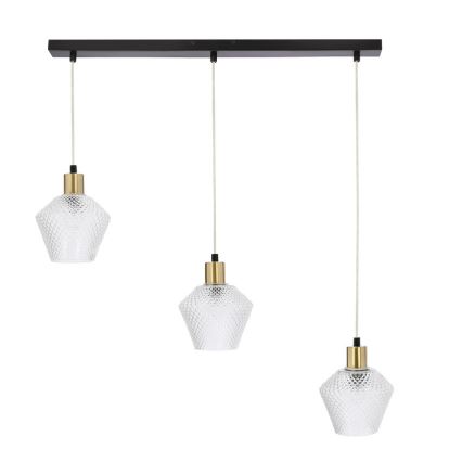 Chandelier on a string GRENIKO 3xE14/40W/230V