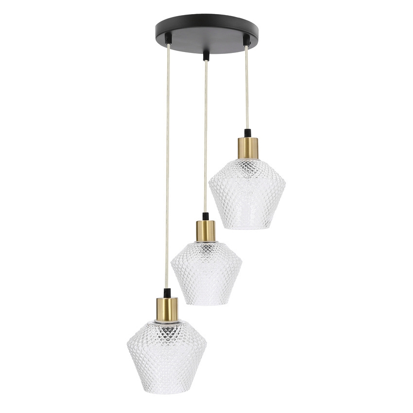 Chandelier on a string GRENIKO 3xE14/40W/230V