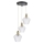 Chandelier on a string GRENIKO 3xE14/40W/230V