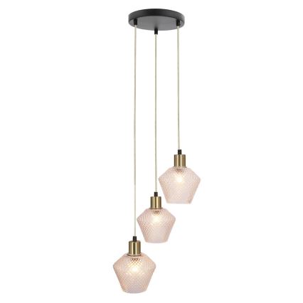 Chandelier on a string GRENIKO 3xE14/40W/230V
