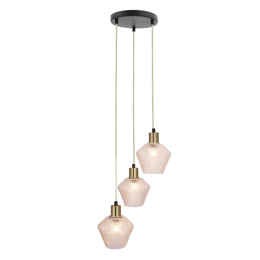 Chandelier on a string GRENIKO 3xE14/40W/230V