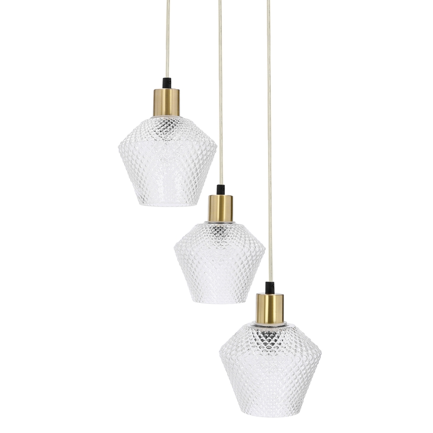Chandelier on a string GRENIKO 3xE14/40W/230V