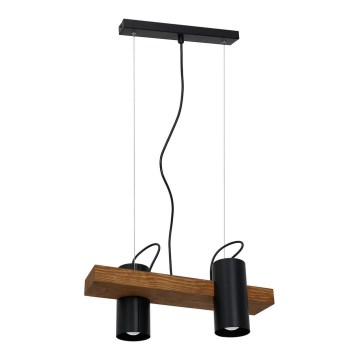Chandelier on a string GUDRUN 2xE27/60W/230V