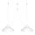 Chandelier on a string GUSTAV 2xE27/60W/230V