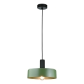 Chandelier on a string HAKI 1xE27/60W/230V green/black