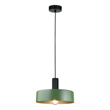 Chandelier on a string HAKI 1xE27/60W/230V green/black