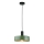 Chandelier on a string HAKI 1xE27/60W/230V green/black