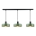 Chandelier on a string HAKI 3xE27/60W/230V green/black