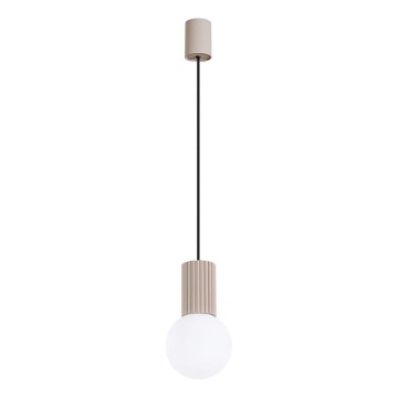 Chandelier on a string HALO 1xG9/8W/230V d. 12 cm beige