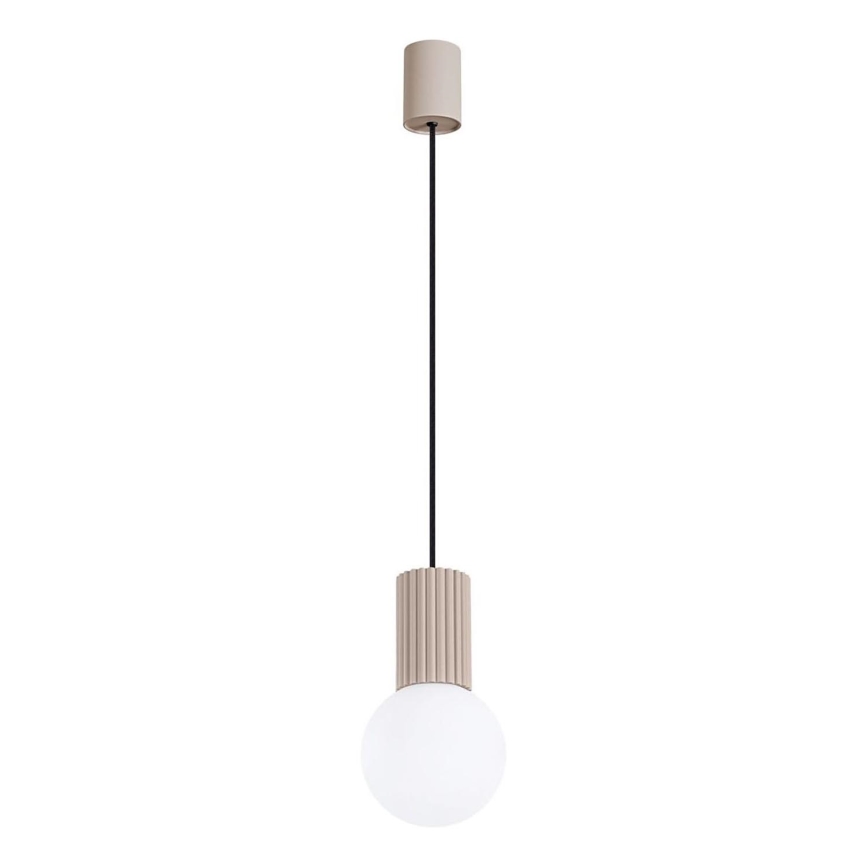 Chandelier on a string HALO 1xG9/8W/230V d. 12 cm beige