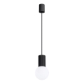 Chandelier on a string HALO 1xG9/8W/230V d. 12 cm black