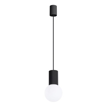 Chandelier on a string HALO 1xG9/8W/230V d. 12 cm black