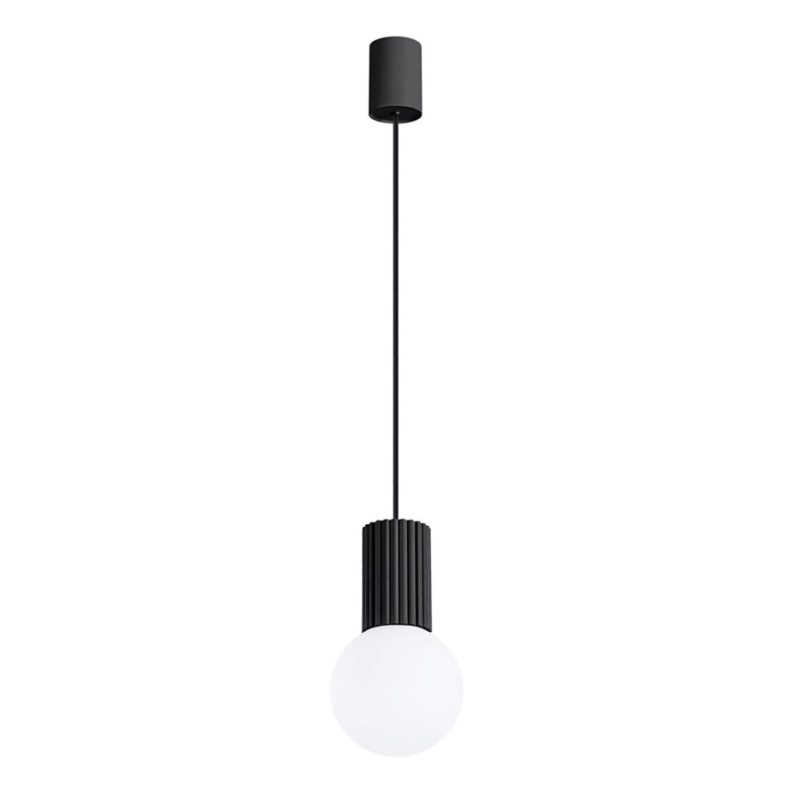 Chandelier on a string HALO 1xG9/8W/230V d. 12 cm black