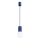 Chandelier on a string HALO 1xG9/8W/230V d. 12 cm blue