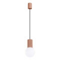 Chandelier on a string HALO 1xG9/8W/230V d. 12 cm brown