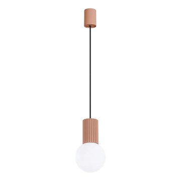 Chandelier on a string HALO 1xG9/8W/230V d. 12 cm brown
