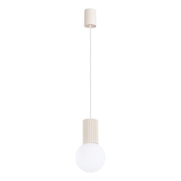Chandelier on a string HALO 1xG9/8W/230V d. 12 cm creamy